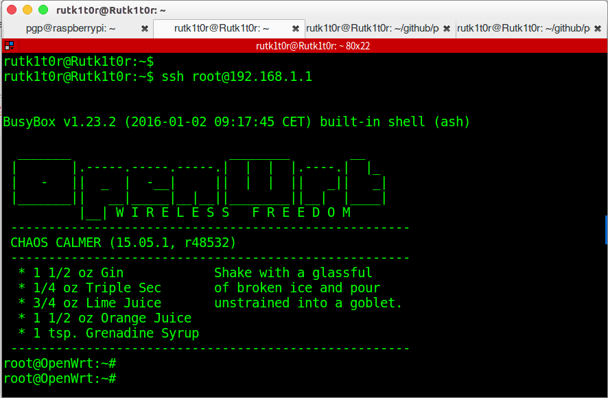 OpenWrt_ssh